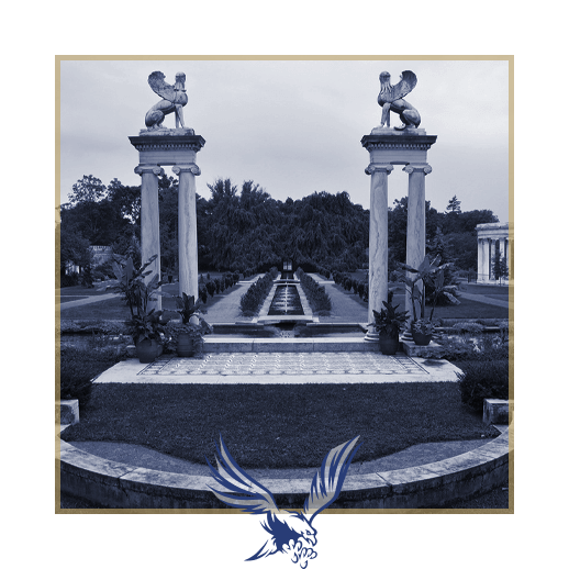 Untermyer Garden — Walled Garden columns restored by Nationwide Maintenance