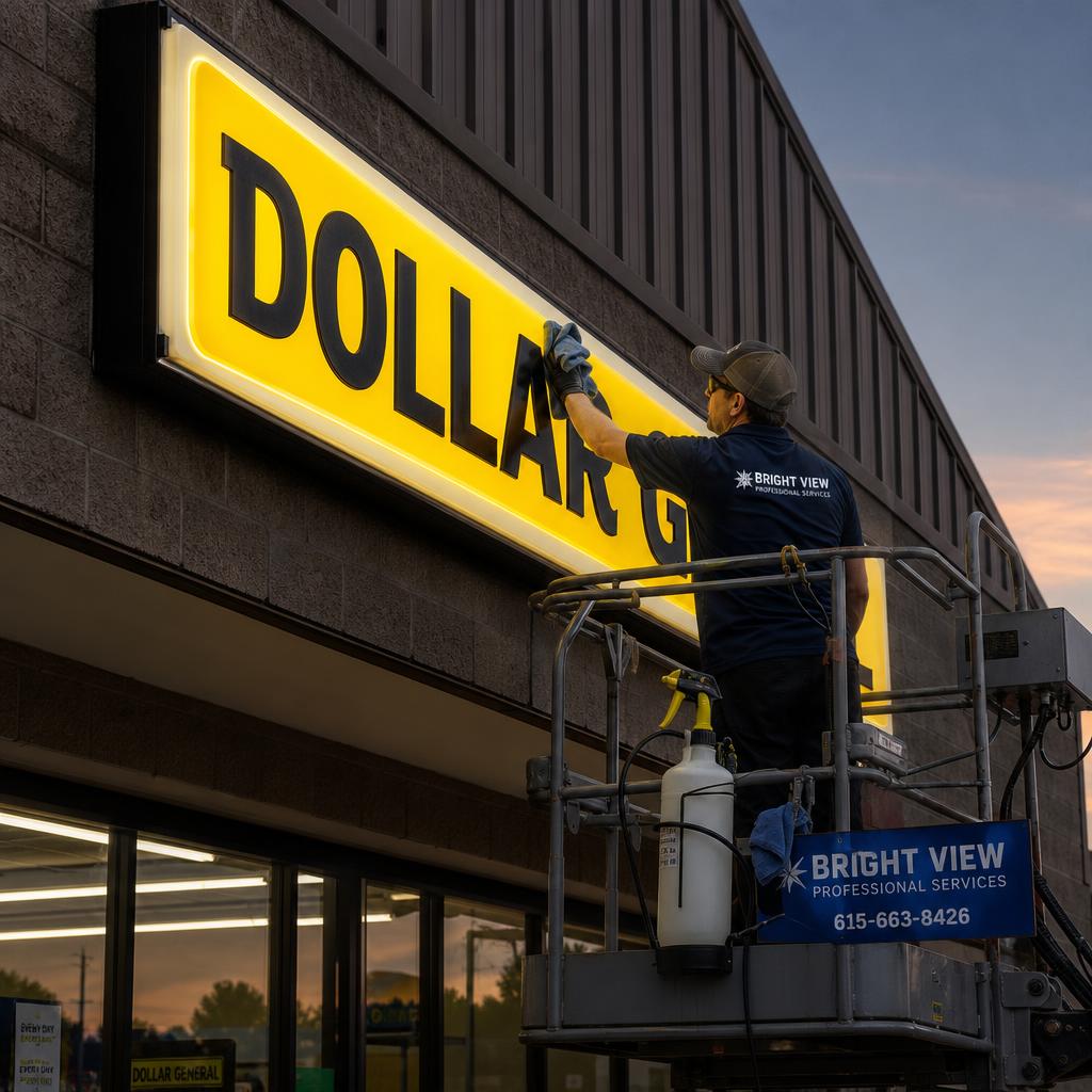 Sign Cleaning